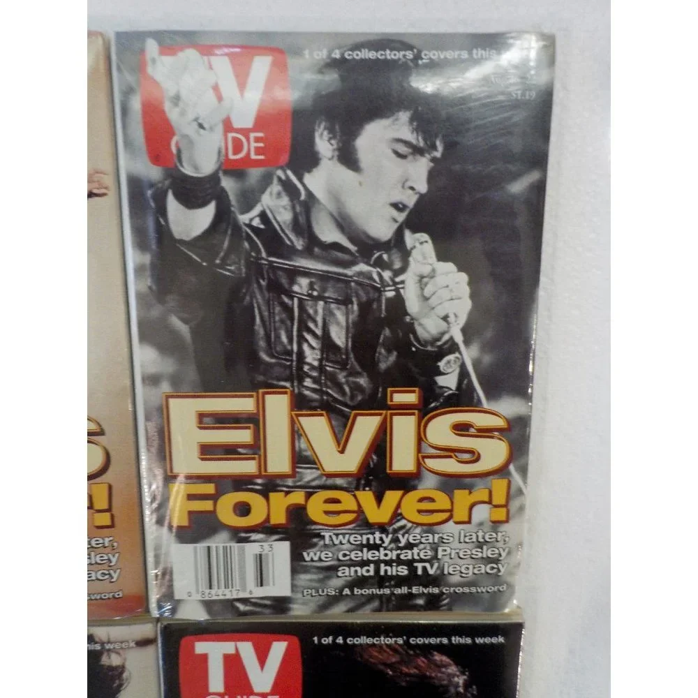 ELVIS PRESLEY Aug 16-22, 1997 TV GUIDE Collector Editions Complete Set of 4 - Picture 3 of 7